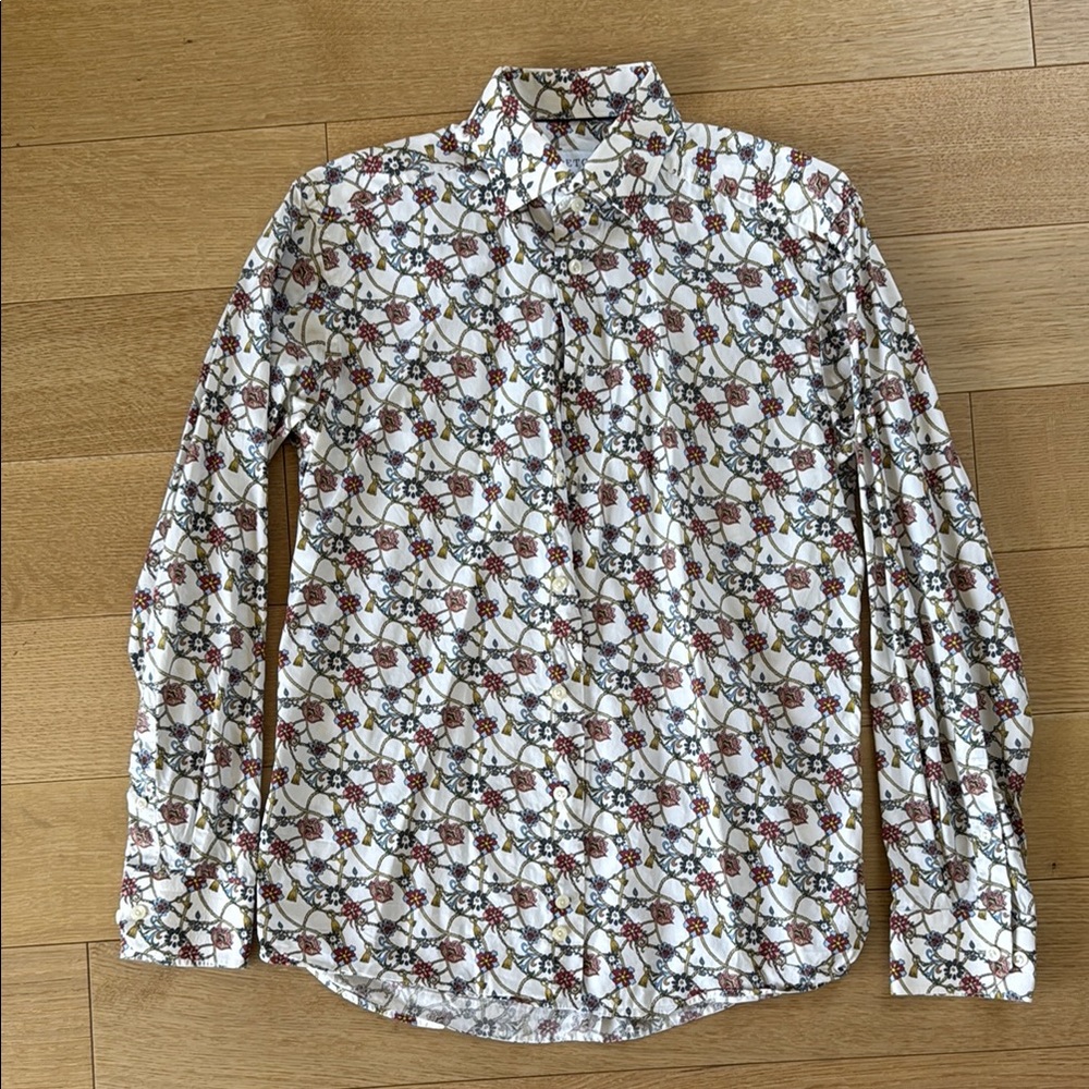 Eton Floral Patterned Men's Shirt  slim fit size 15 1/2